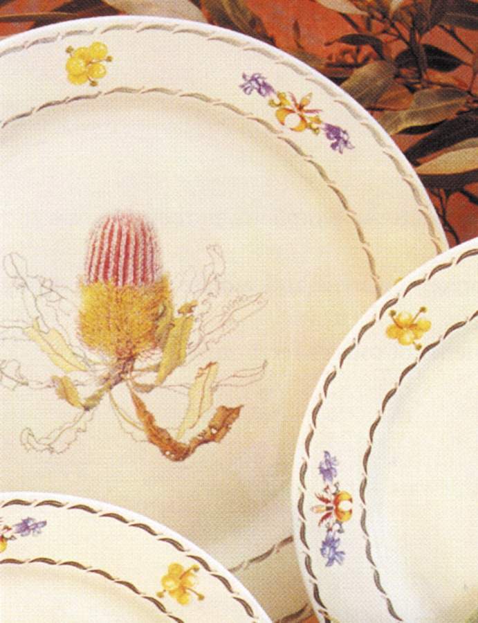 Botanic Australis Dinner Plate by Australian Fine China-1