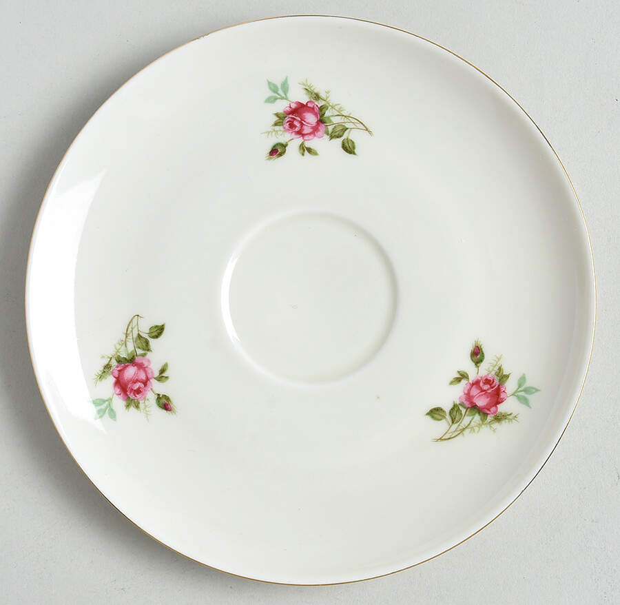 Moosrose (Gold Trim) Saucer by Alka-1