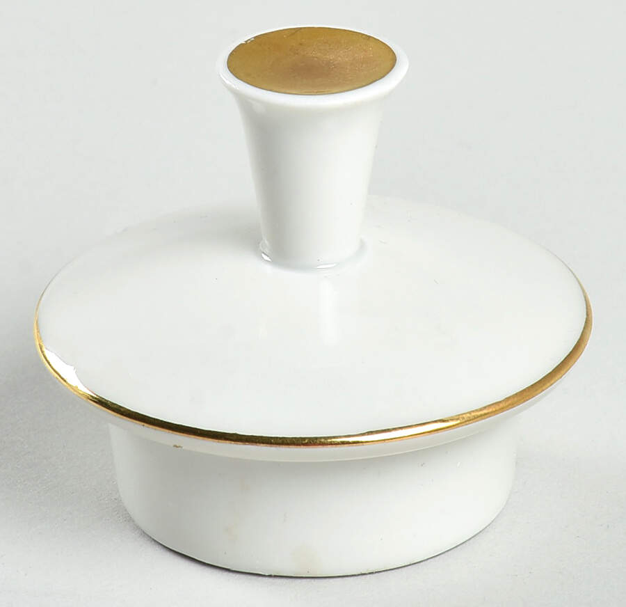 Moosrose (Gold Trim) Lid for Coffee Pot by Alka-1