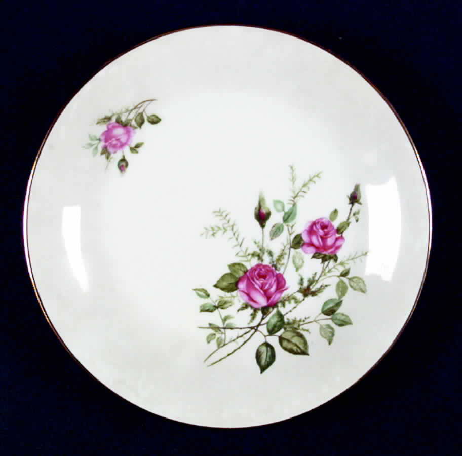 Moosrose (Gold Trim) Salad Plate by Alka-1