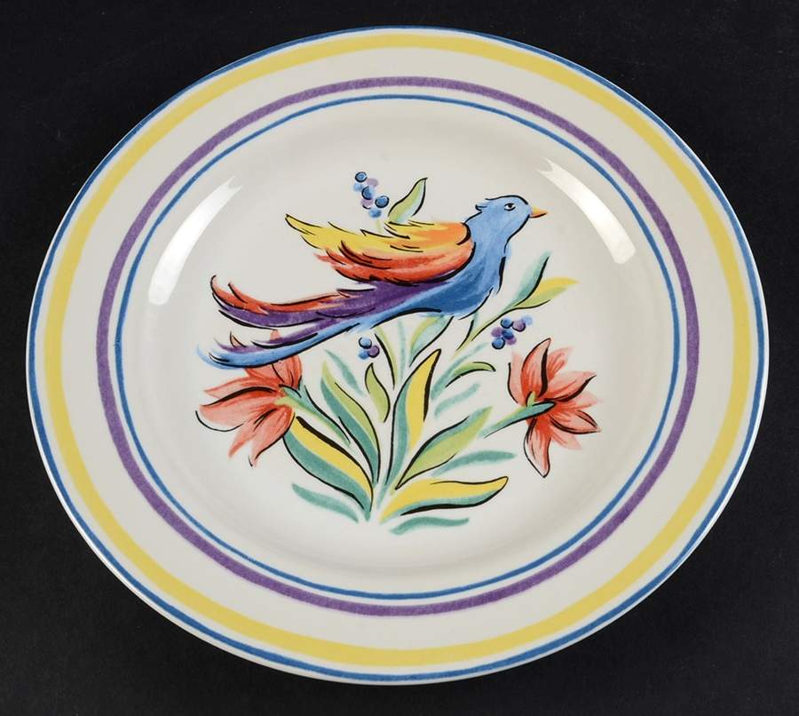Paradise Accent Salad Plate by American Atelier-1