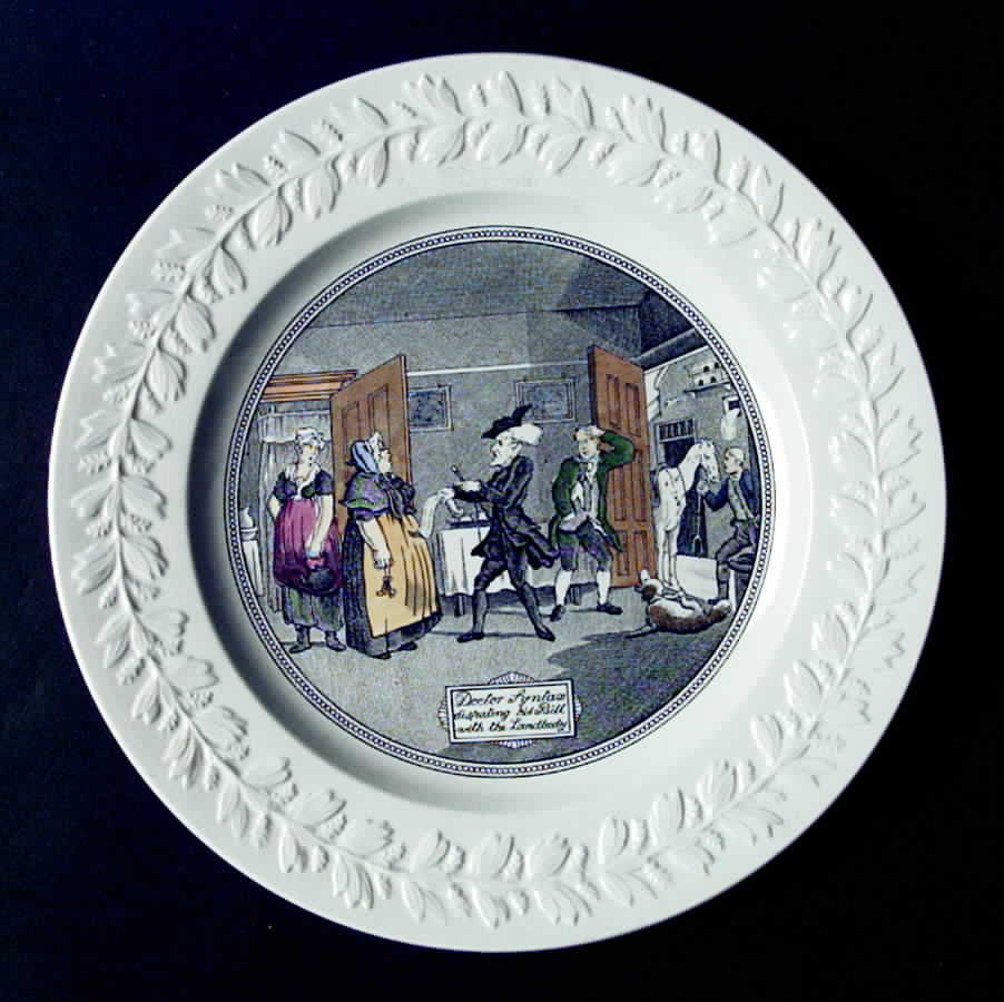Dr. Syntax Dinner Plate by Adams China-1