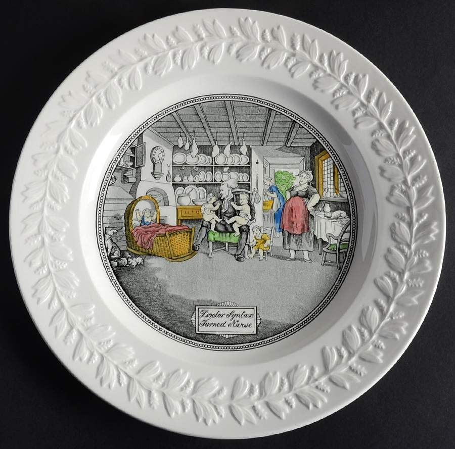 Dr. Syntax Dinner Plate by Adams China-1