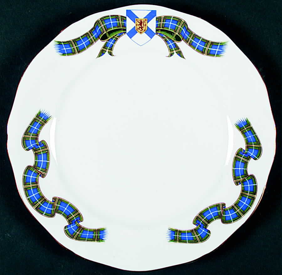 Nova Scotia Tartan Salad Plate by Adderley-1