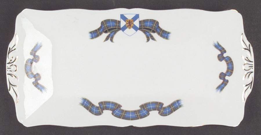 Nova Scotia Tartan Tray for Mini Creamer & Open Sugar by Adderley-1