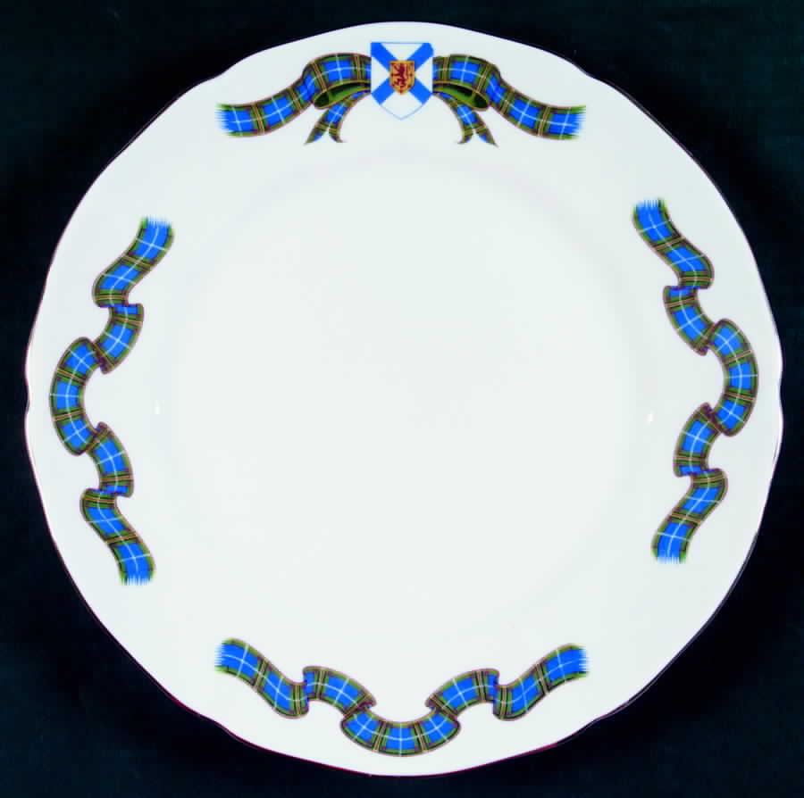 Nova Scotia Tartan Dinner Plate by Adderley-1