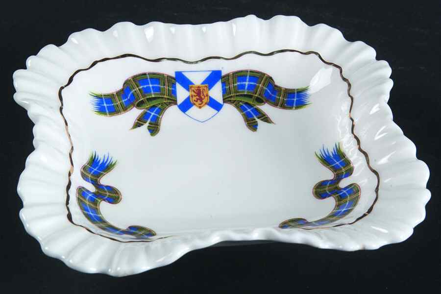Nova Scotia Tartan 5" Square Tray by Adderley-1
