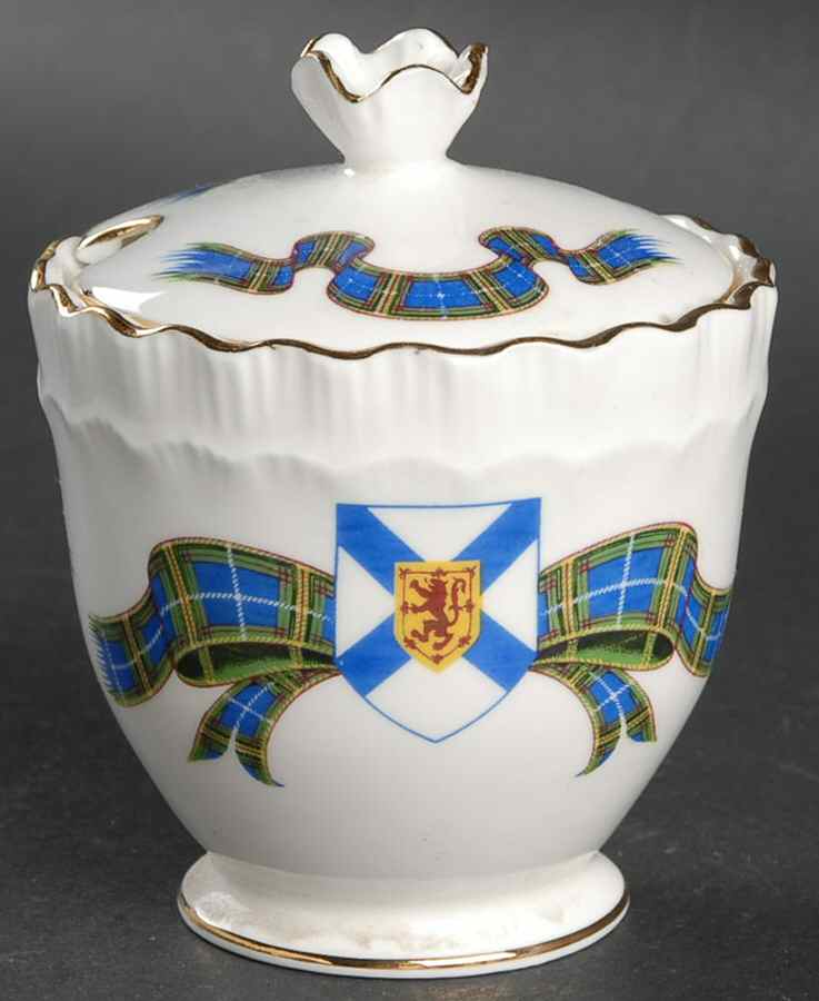 Nova Scotia Tartan Jam/Jelly & Lid by Adderley-1