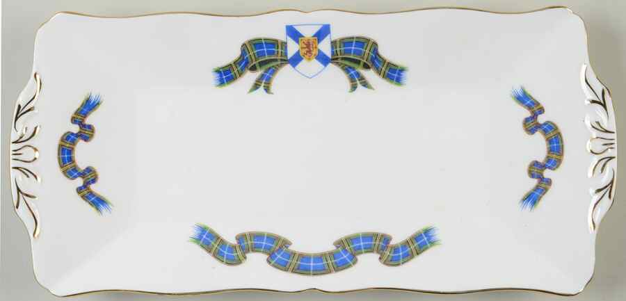 Nova Scotia Tartan Large Sandwich Tray by Adderley-1