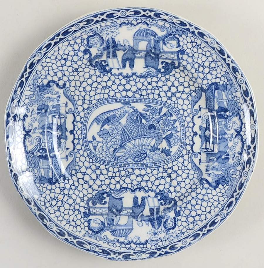 Chinese Bird Dessert/Pie Plate by Adams China-1