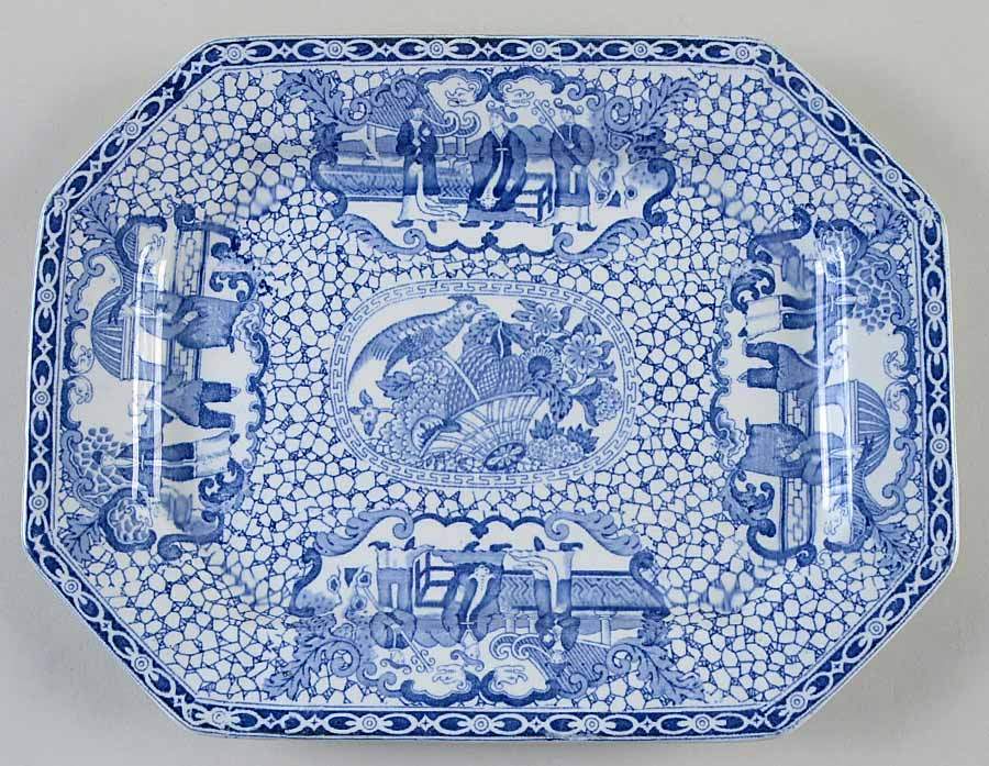 Chinese Bird 11" Oval Serving Platter by Adams China-1