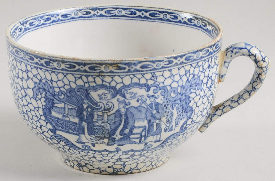 Chinese Bird Flat Cup by Adams China-1