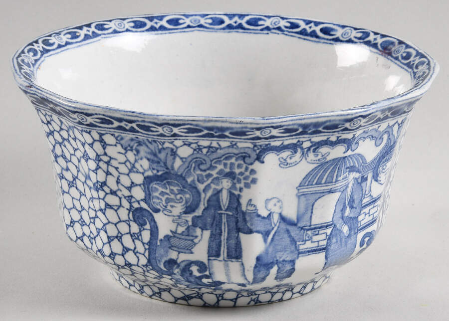 Chinese Bird 6" Round Vegetable Bowl by Adams China-1