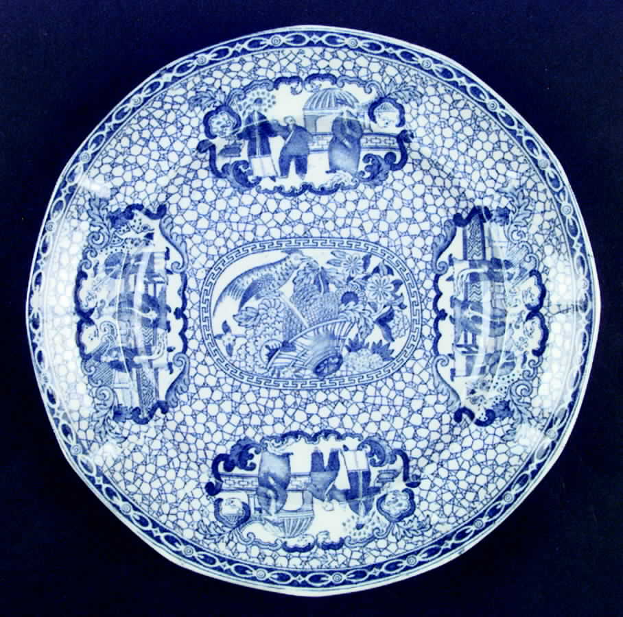 Chinese Bird Dinner Plate by Adams China-1