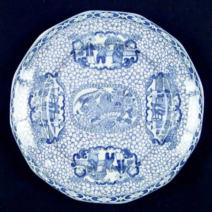 Chinese Bird Salad Plate by Adams China-1
