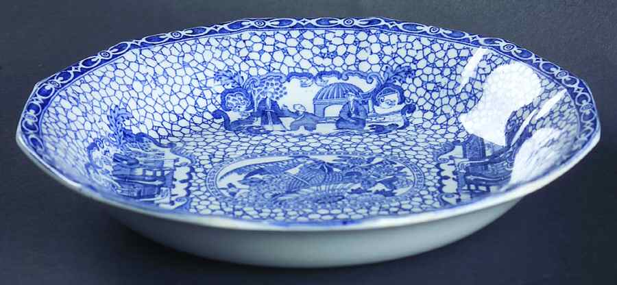 Chinese Bird Coupe Soup Bowl by Adams China-1