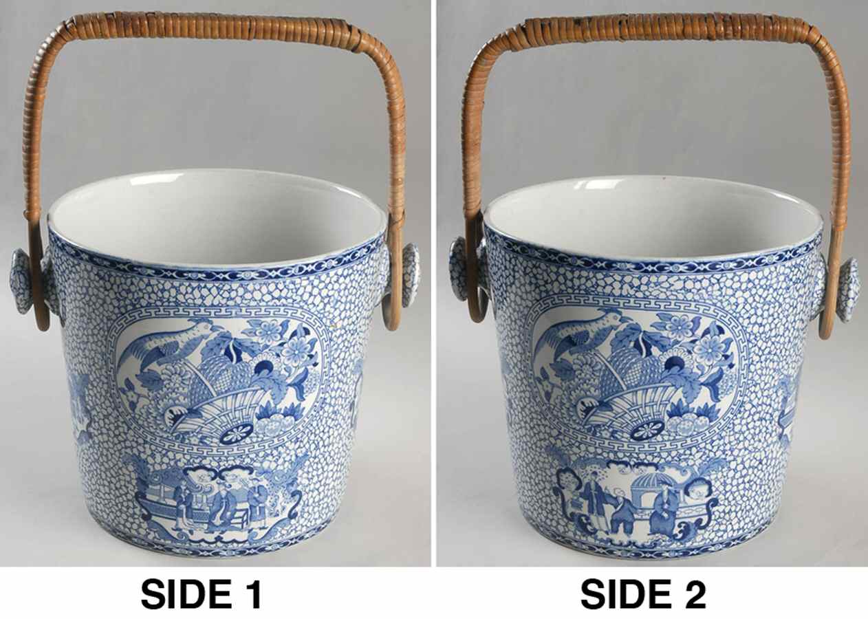 Chinese Bird Slop Jar No Lid by Adams China-1