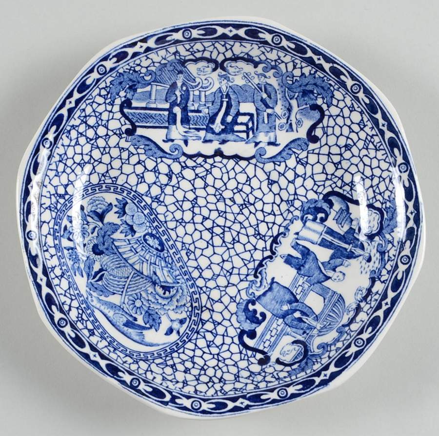Chinese Bird Saucer for Flat Cup by Adams China-1