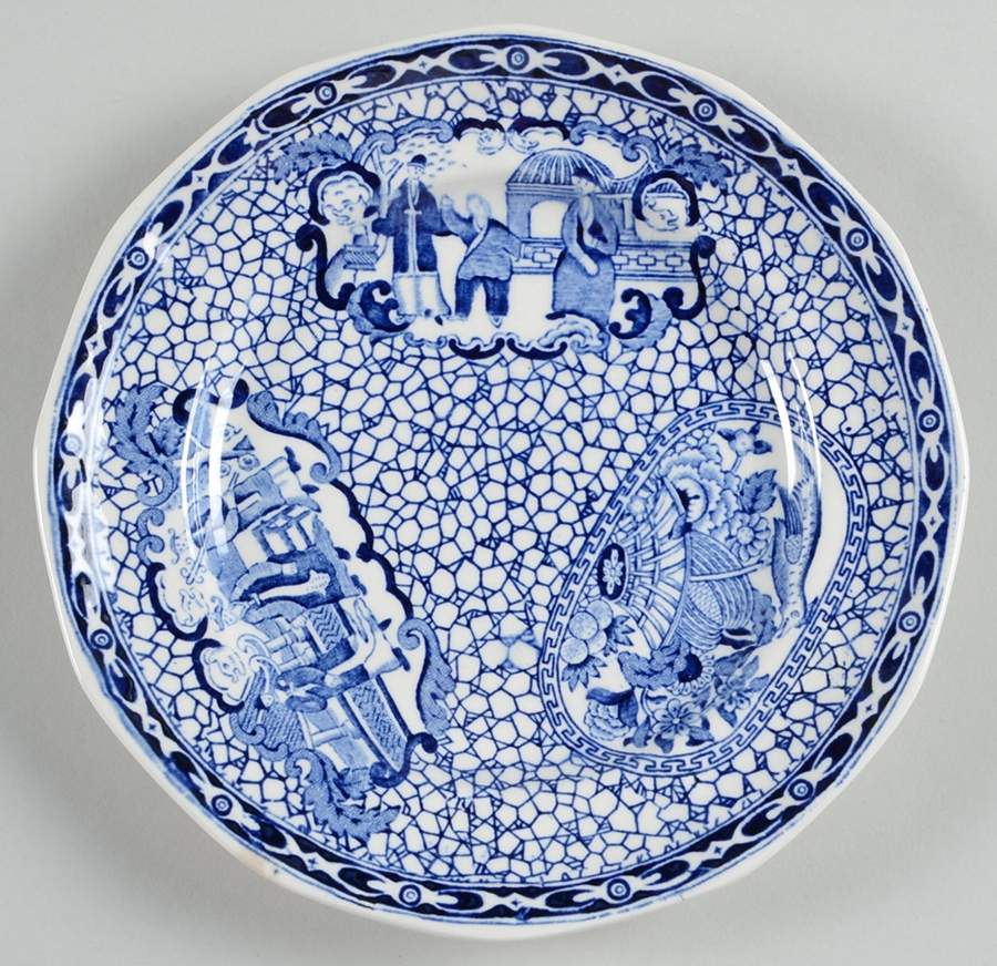 Chinese Bird Bread & Butter Plate by Adams China-1