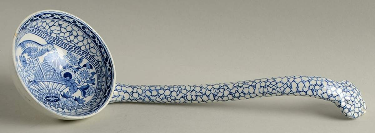 Chinese Bird Tureen Ladle by Adams China-1
