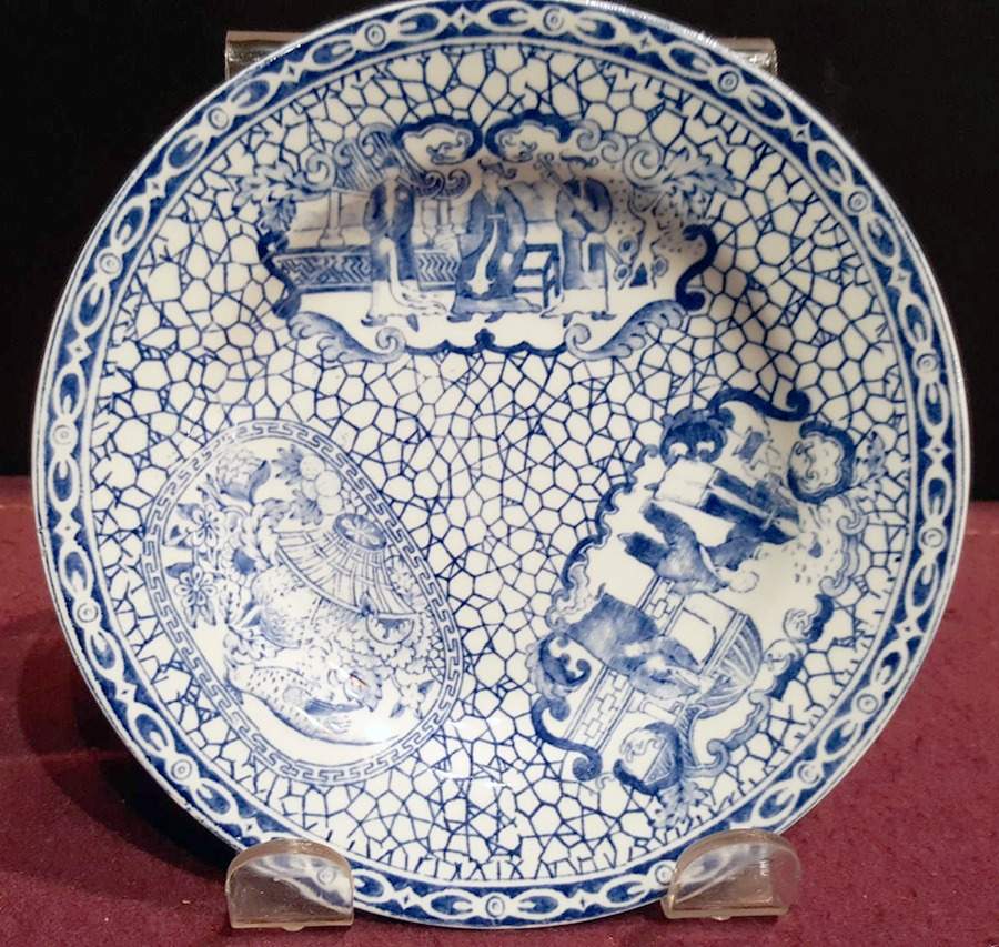 Chinese Bird Saucer for Flat Cup by Adams China-1