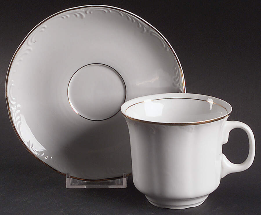 APO3 Footed Cup & Saucer Set by Arpo-1