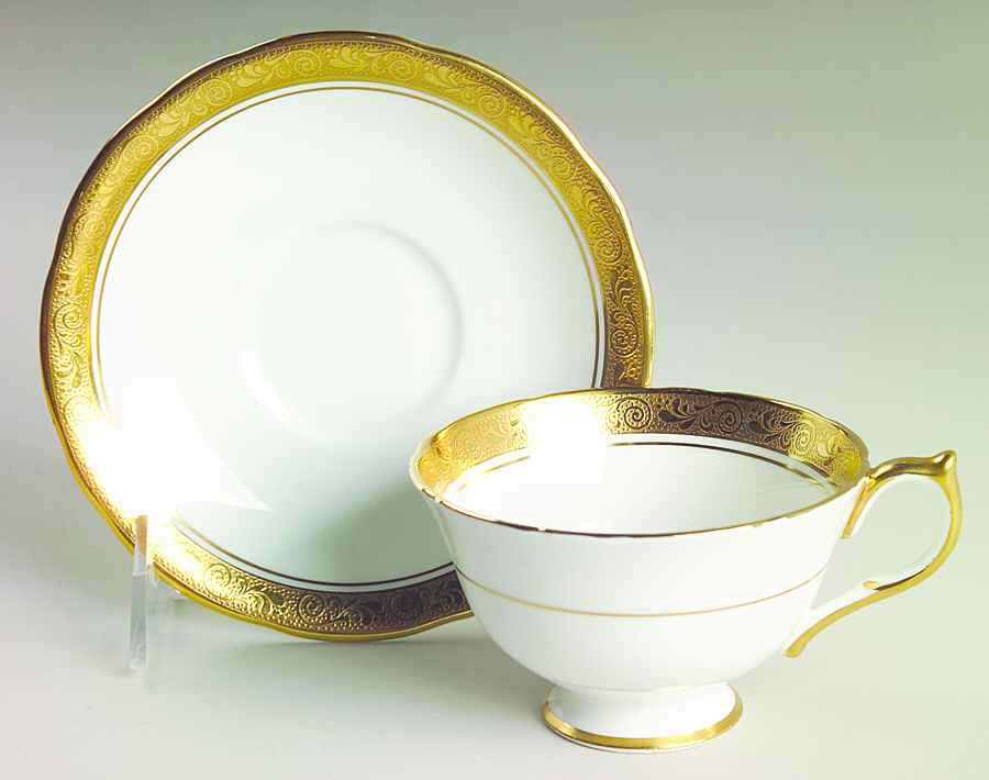 Argosy Footed Cup & Saucer Set by John  Aynsley & Sons-1