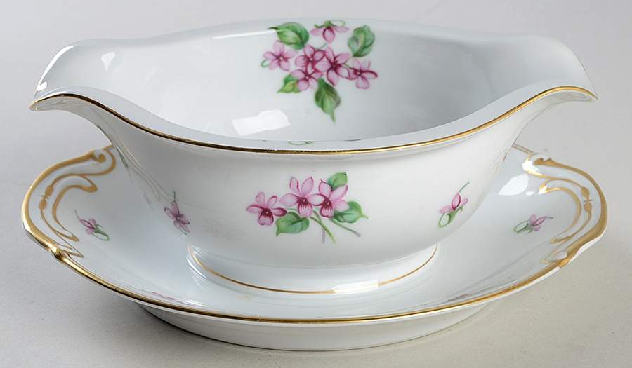 ALB12 Gravy Boat with Attached Underplate by Albion-Japan-1