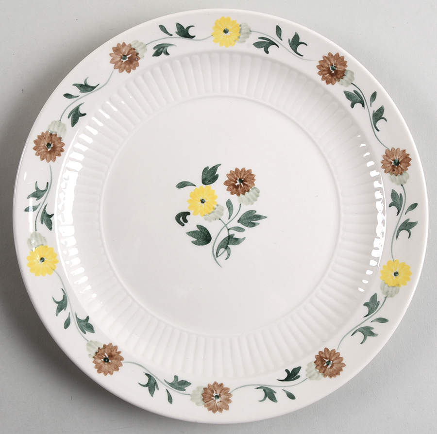 Pompon Salad Plate by Adams China-1