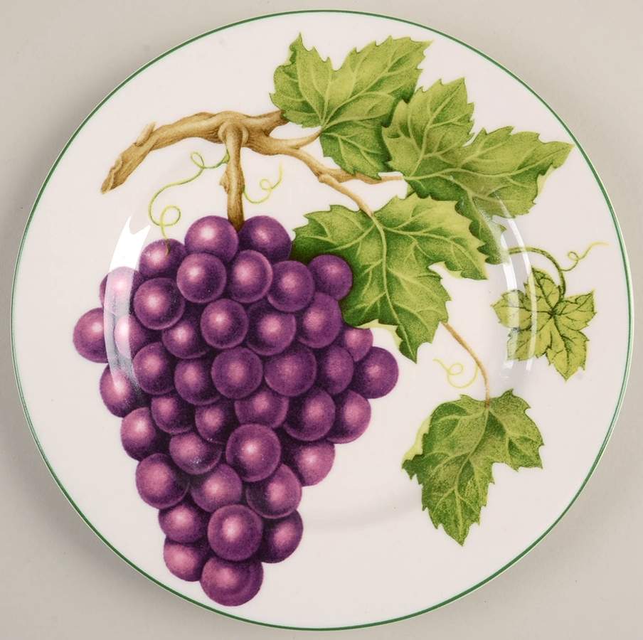 Vineyard Salad/Dessert Plate by American Atelier-1