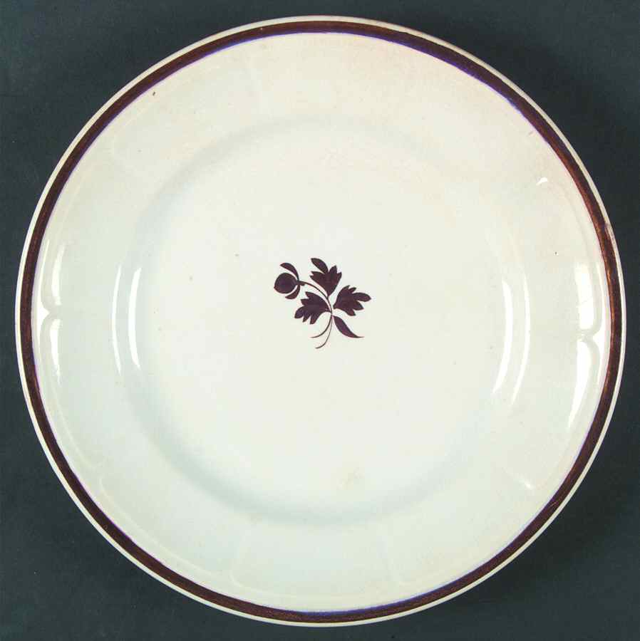 Tea Leaf (Scalloped Rim) Dinner Plate by Anthony Shaw-1