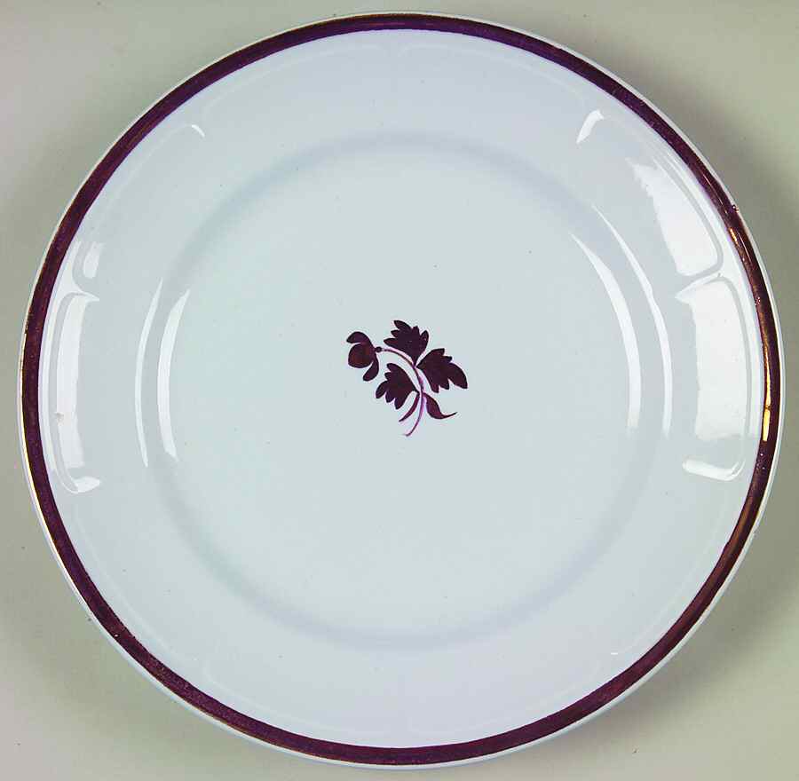 Tea Leaf (Scalloped Rim) Luncheon Plate by Anthony Shaw-1