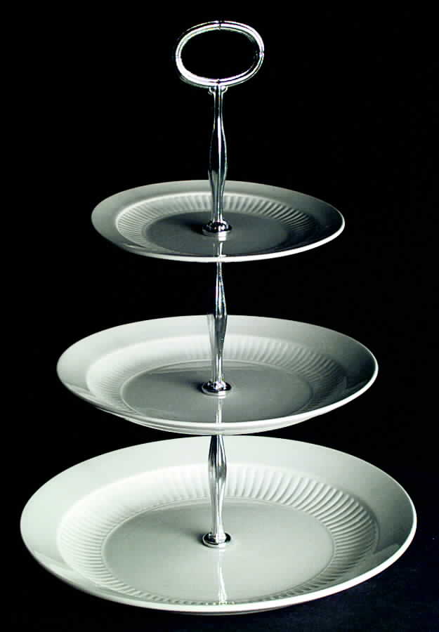 Empress 13 7/8"-14 1/4" 3-Tiered Serving Tray(DP,SP,BB) HC by Adams China-1