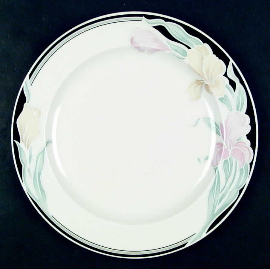 Black Orchid Dinner Plate by Adams China-1