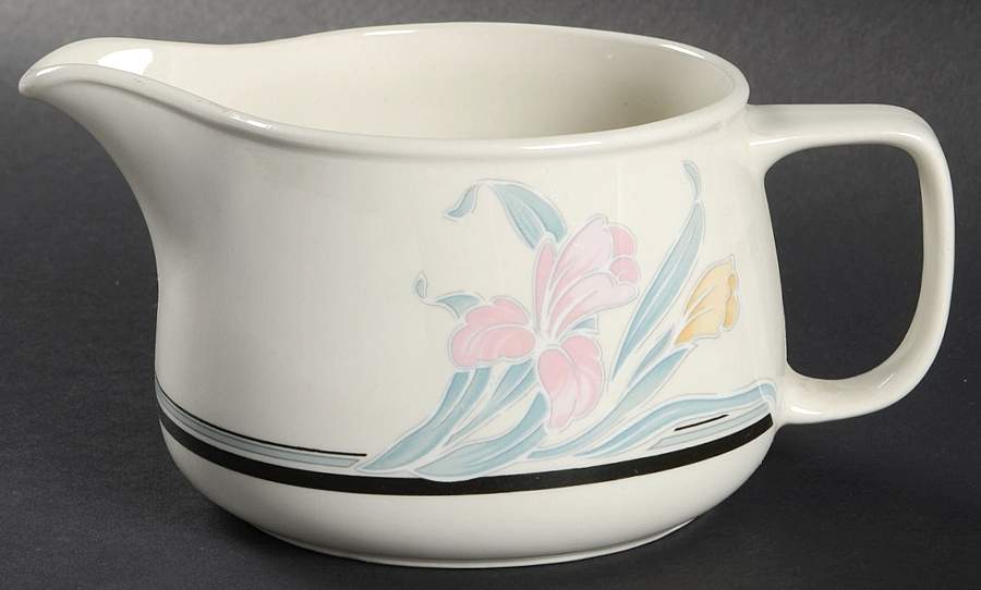 Black Orchid Gravy Boat by Adams China-1