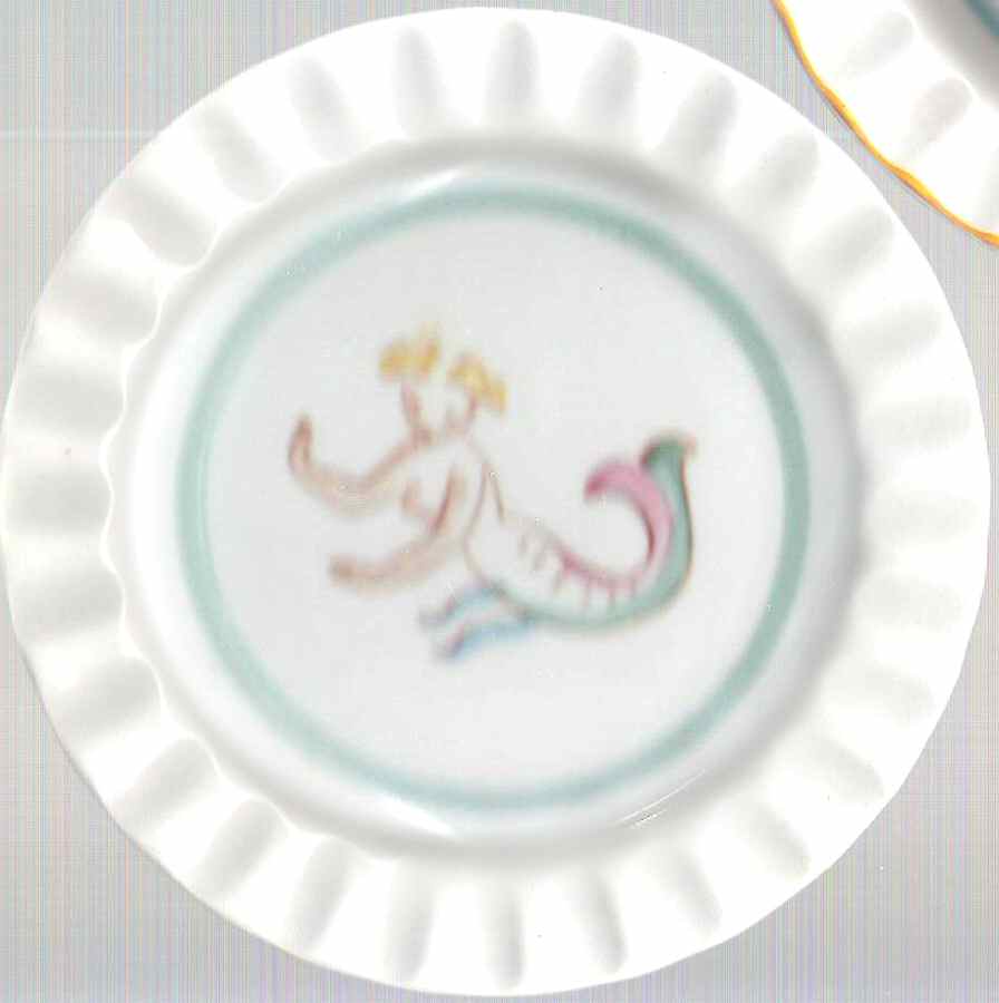 Sailor White Coaster by Arabia of Finland-1