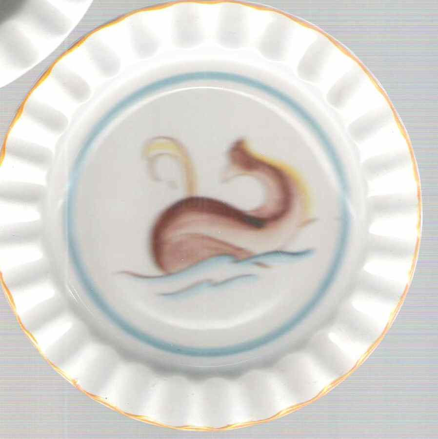 Sailor White Coaster by Arabia of Finland-1