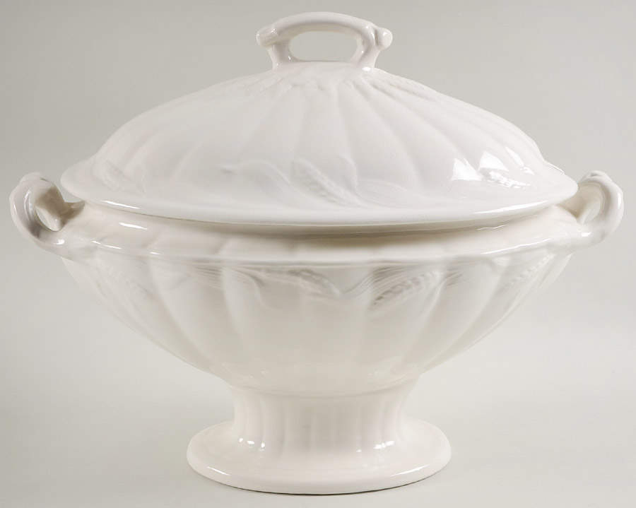 Ceres White Tureen &  Lid by Adams China-1