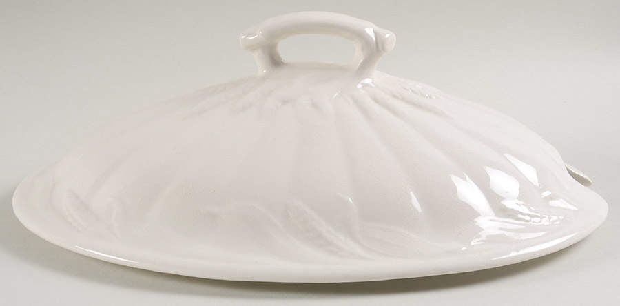 Ceres White Lid for Tureen by Adams China-1