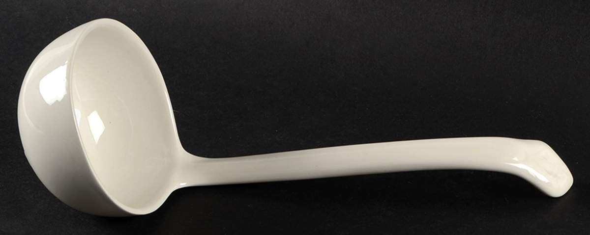 Ceres White Tureen Ladle by Adams China-1