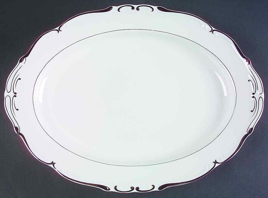 Sussex 16" Oval Serving Platter by Amcrest-1