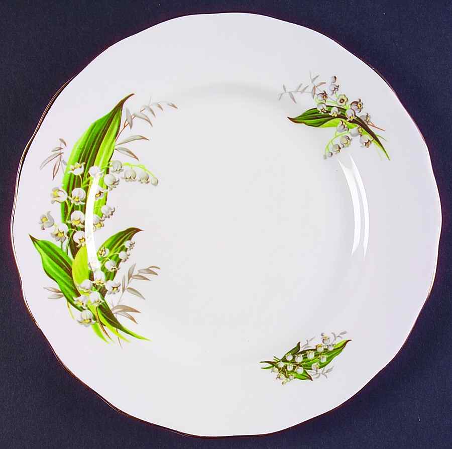 Lily of The Valley Salad Plate by Adderley-1