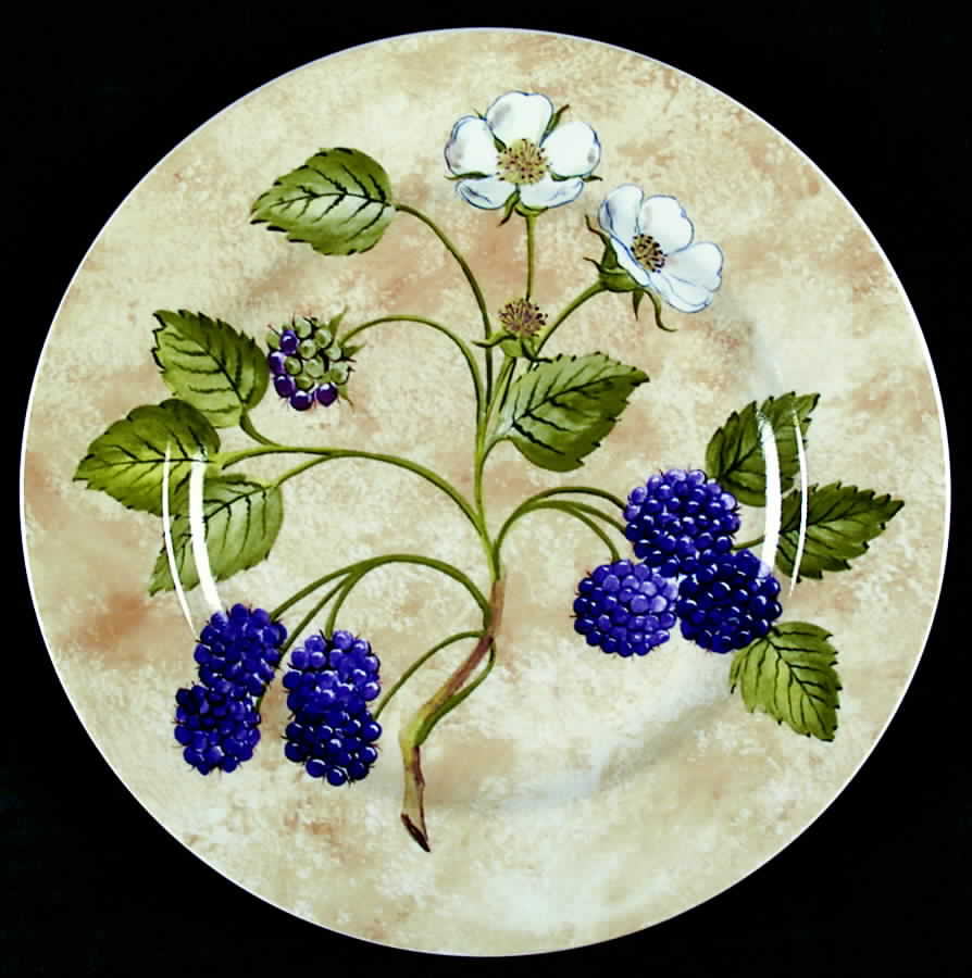Berry Patch Salad/Dessert Plate by American Atelier-1