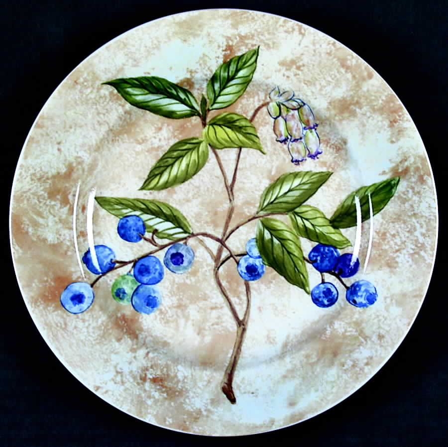 Berry Patch Salad/Dessert Plate by American Atelier-1