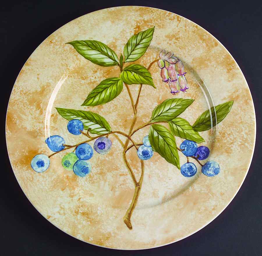 Berry Patch Accent Dinner Plate by American Atelier-1
