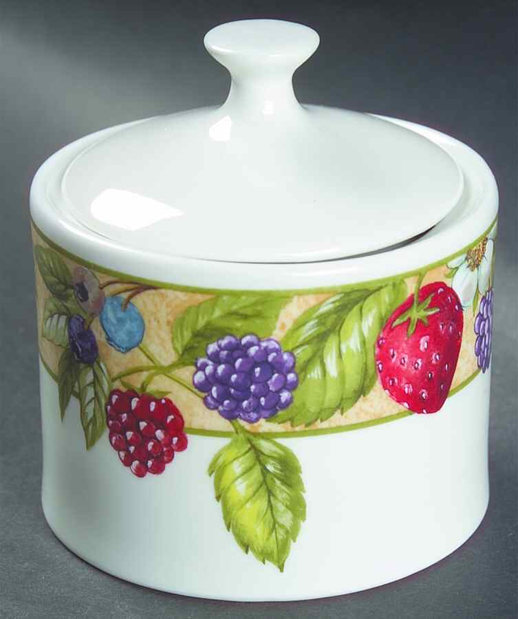 Berry Patch Sugar Bowl & Lid by American Atelier-1