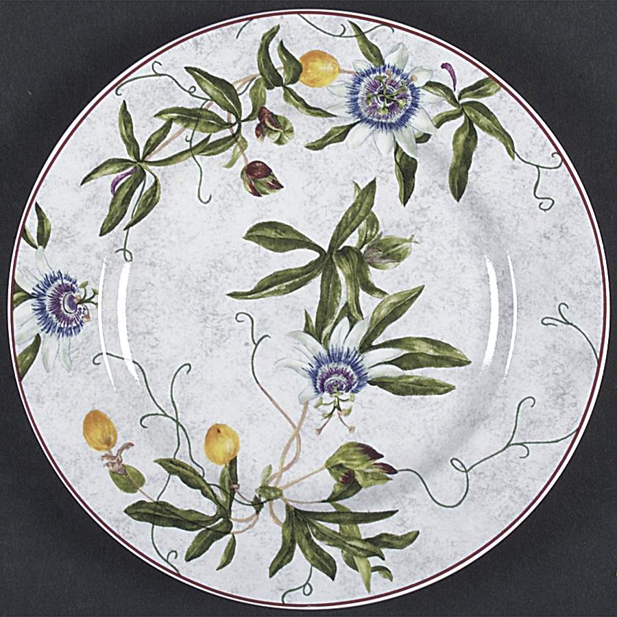 Floral Vine Salad/Dessert Plate by American Atelier-1