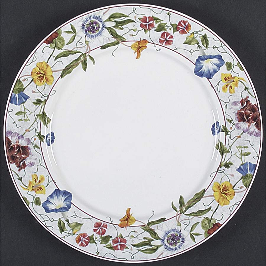 Floral Vine Dinner Plate by American Atelier-1