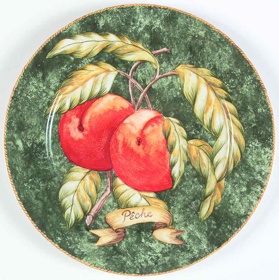 Lattice Fruit Dinner Plate by American Atelier-1