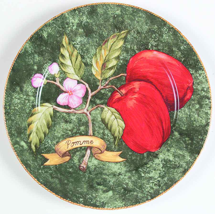 Lattice Fruit Dinner Plate by American Atelier-1